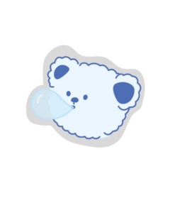 Bear Balloon - Acrylic Popsocket