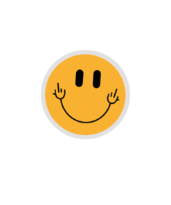 Smiley - Acrylic Popsocket