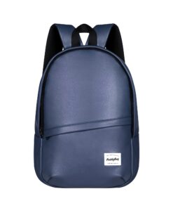 Gizli Leather Backpack - Navy