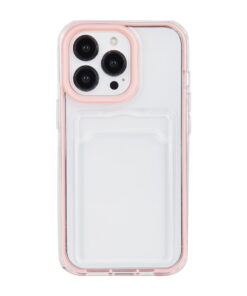 Bumper Pocket Case Clear Peach