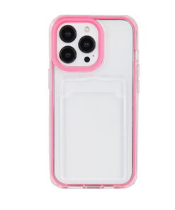 Bumper Pocket Case Clear Neon Pink