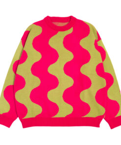 Paddy Knitwear Sweater Rajut Pink Swirl