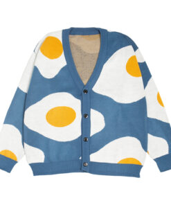 Paddy Knitwear Cardigan Rajut Blue Breakfast