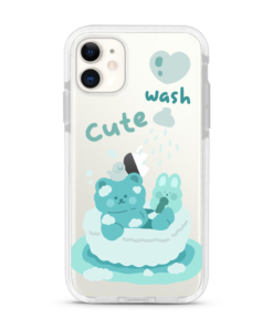Teal Take a Bath Bear