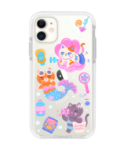 Tropical Cats by Weirdo in Pink