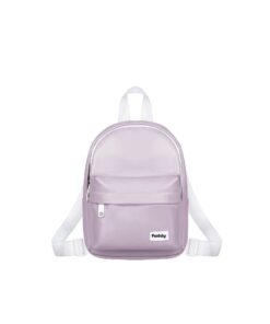 Yuppie Mini Basic Leather Backpack 2 in 1 - Lilac